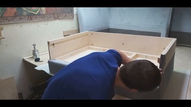 Изготовление углового дивана.2 часть смотреть онлайн