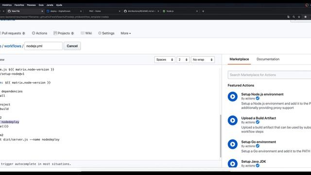Deploy de uma aplicação React e Node utilizando GitHub Actions смотреть онлайн