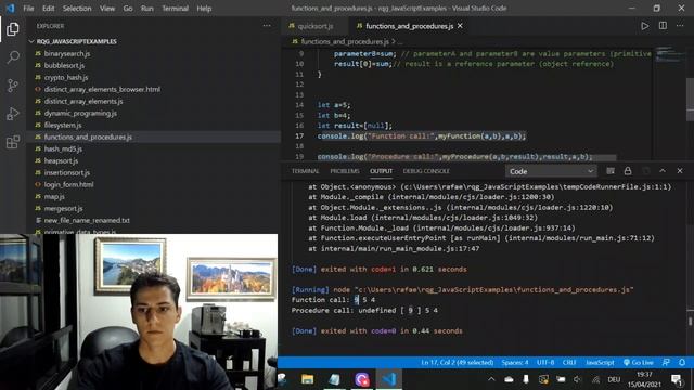 Functions and Procedures (node.js) смотреть онлайн