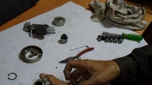 Разборка редуктора триммера.