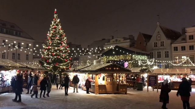 Рождественская ярмарка Таллина 2018-2019 смотреть онлайн