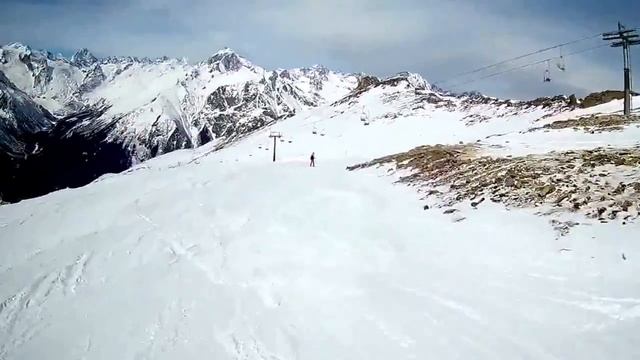 Нарезка _на лыжах_ Домбай 2016 смотреть онлайн