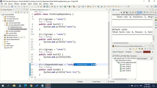 P15 - How to create the test group dependencies in TestNG | TestNG | Testing Framework | смотреть онлайн