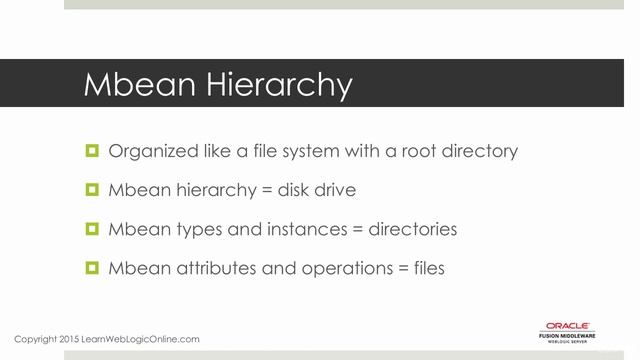 Oracle WebLogic 12c for Administrators 044 MBeans Part 1 смотреть онлайн
