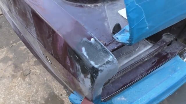 Ваз 2105-07, срочный ремонт крыла. Рихтовка, покраска. смотреть онлайн