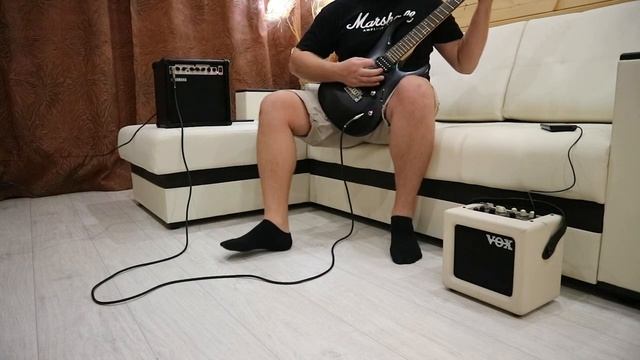 Электрогитара Cort и комбоусилител Yamaha смотреть онлайн