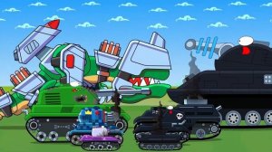 BATTLE AGAINST THE BOSSES ALL SERIES! CARTOONS ABOUT TANKS HILLS OF STEEL