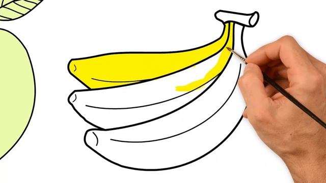 How to draw fruits for beginners, fresh fruits and vegetables drawing смотреть онлайн