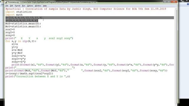Python 8# CORRELATION смотреть онлайн