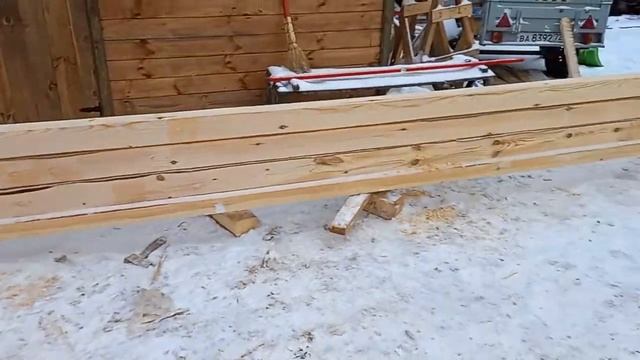 готовая баня 6х3 из бруса от древодела72 смотреть онлайн