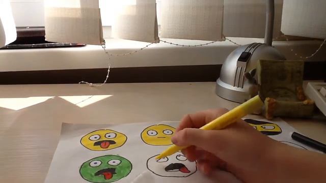 СМАЙЛИКИ на листе 5!!! смотреть онлайн