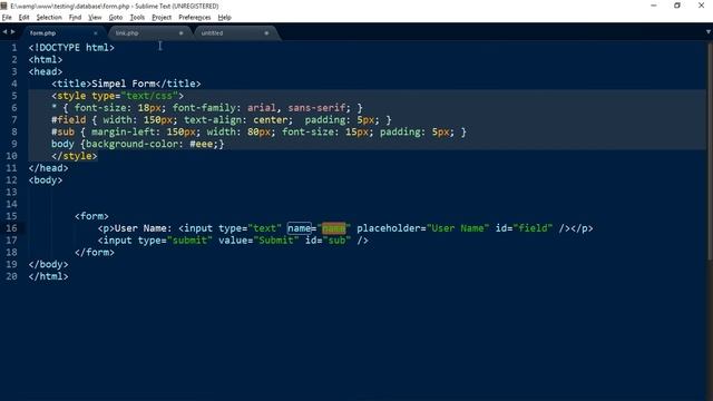 How to Insert Form Data Into a MySQL Database Using PHP. Part-2 смотреть онлайн