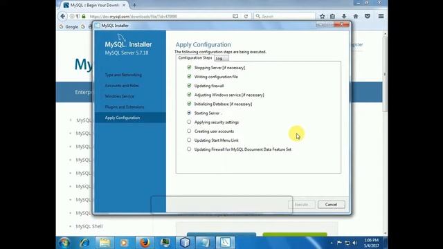 Installing MySql Server in Windows Operating System смотреть онлайн