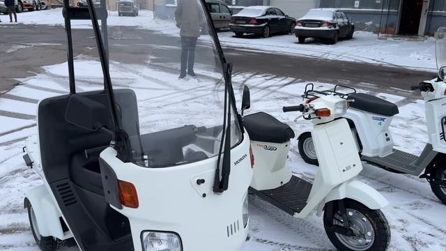 Большой обзор З-х колесных скутеров! HONDA GYRO смотреть онлайн