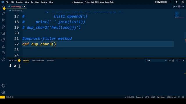 Duplicate Characters in String |python program to remove duplicate characters | Python Coding смотреть онлайн