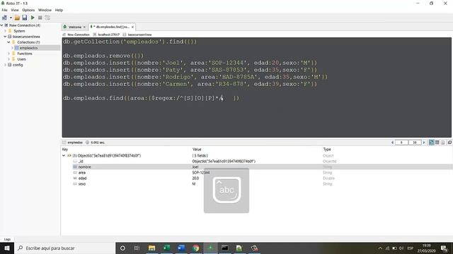 Tutorial MongoDB 4.2 parte 7- Consultas con Expresiones Regulares e Irregulares, uso de $in, $regex смотреть онлайн
