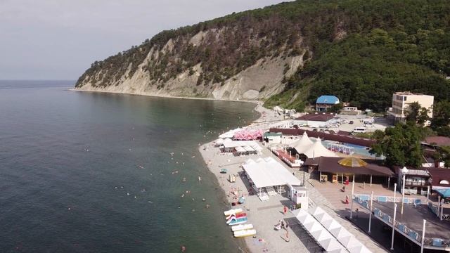 Black Sea. Russia. Inal Bay. Бухта Инал Краснодарский край. С высоты птичьего полёта. смотреть онлайн
