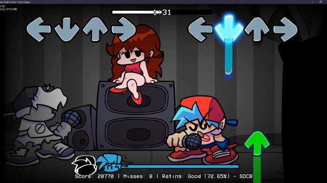 Первый геимплей моего мода Friday Night In Basement