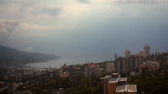 Камера - Ялта, Крым 2017-06-24. День за 5 минут смотреть онлайн