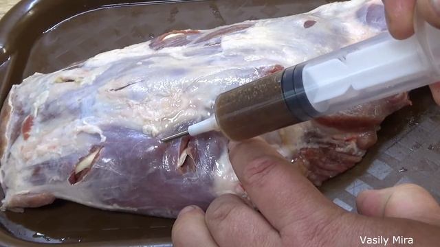 Баранья нога, запеченная в фольге смотреть онлайн