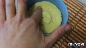 Хлеб-минутка из миндальной муки