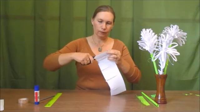 Мастер-класс "БЕЛЫЙ ЦВЕТОК" - кружок "УМЕЛЫЕ РУКИ" смотреть онлайн