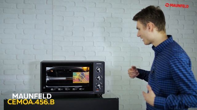Мини-печь Maunfeld CEMOA 456B смотреть онлайн