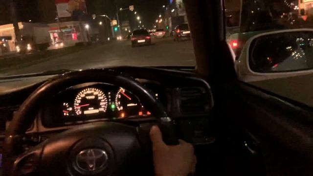 TOYOTA CHASER TOURER V IN THE CITY/POV/DRIFT/ACCELERATION