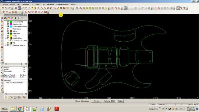 Como mecanizar y obtener outlines de un modelo sólido - Ibanez jem смотреть онлайн