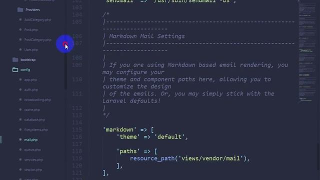 Laravel Tutorial part 11 sending mail смотреть онлайн