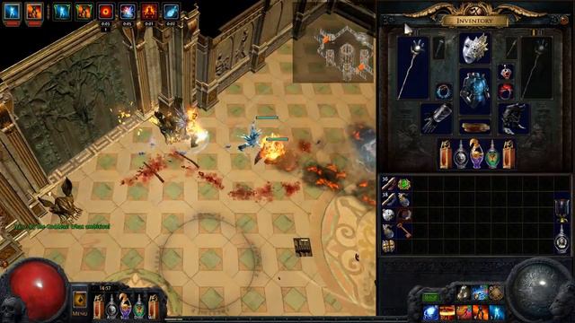 (NERFED) Path of Exile 2.4 - Phoenix Ignition Elementalist - Endgame Labyrinth (4 Keys) смотреть онлайн