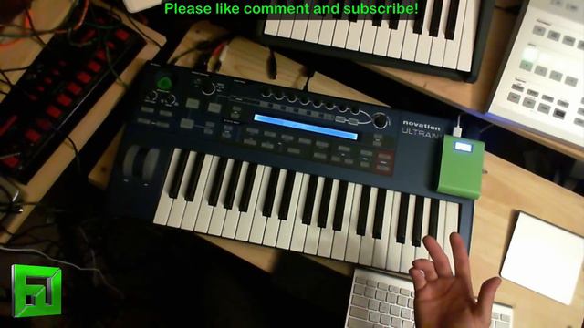 Novation Ultranova / mininova battery powered mobile Synth смотреть онлайн