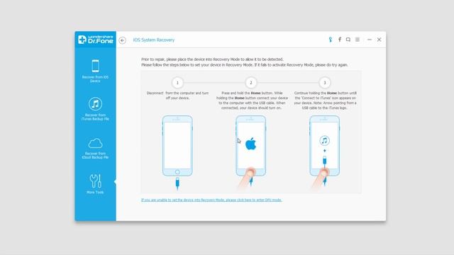 Wondershare Dr.Fone - iOS System Recovery смотреть онлайн