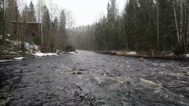 Рускеала - Горная река красота смотреть онлайн