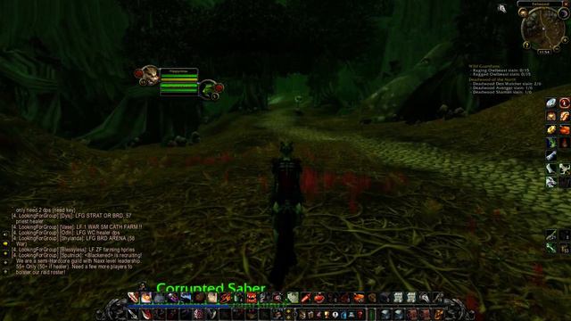 World Of Warcraft Classic  Corrupted Sabers Quest