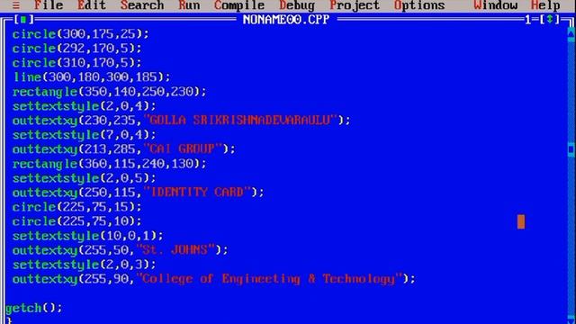 Printing Ident Card Of CAI Class Using C Programming Language смотреть онлайн