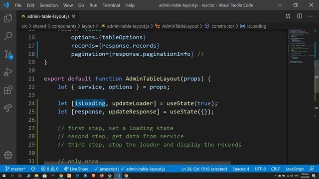 76 Completing Admin Table Layout React Js | Reactor смотреть онлайн