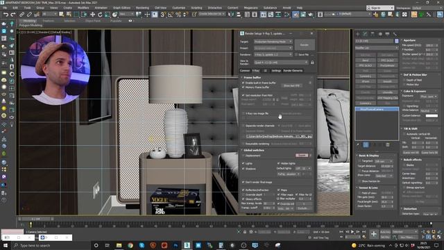 V-Ray 5 - Animation Settings (No Moving Objects Fast Render Times) смотреть онлайн