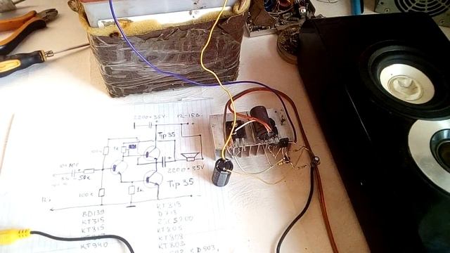 Как сделать хороший Усилитель Звука на 3х.транзисторах своими руками смотреть онлайн