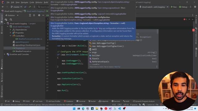 Amazon CLOUDWATCH LOGS - Getting Started and Integrating with .NET Apps | .NET ON AWS смотреть онлайн