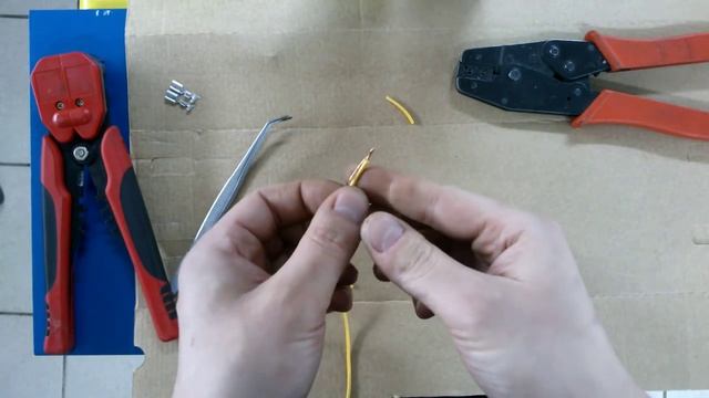 Стриппер - зачистка проводов. Кримпер - обжимка клемм..mp4 смотреть онлайн