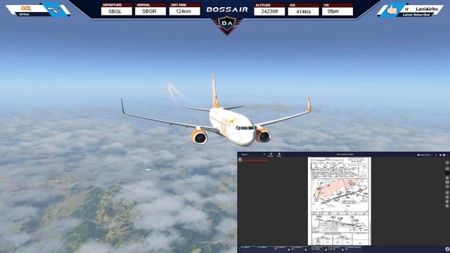 X-Plane 11 | Rio (SBGL) - Sao Paulo (SBGR) | ZIBO 737-700 Ultimate + Free Scenery Airport Download смотреть онлайн