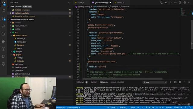 lets build a blog with Gatsby and Wordpress смотреть онлайн