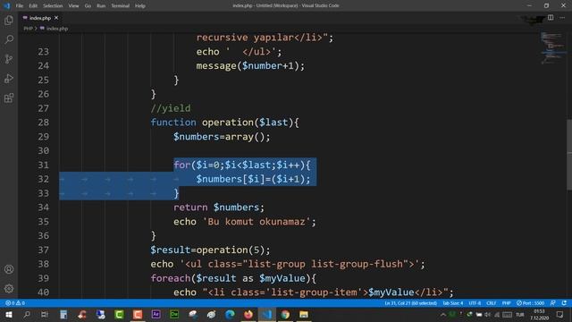 PHP Ders 46 İç İçe ve Recursive Fonksiyonlar смотреть онлайн
