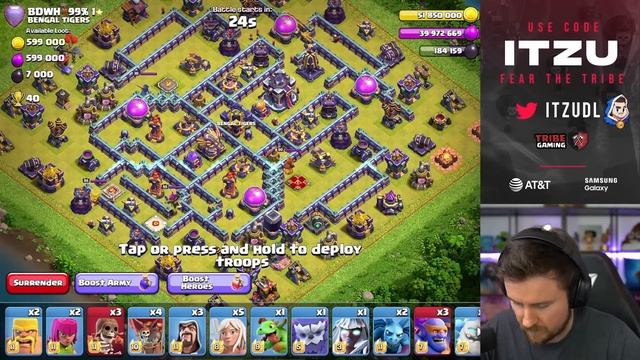 RING BASES are EVERYWHERE in the RANK 1 PUSH PROJECT! (Clash of Clans) смотреть онлайн