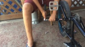 Обновка на Bmx/ Устанавливаю пеги/