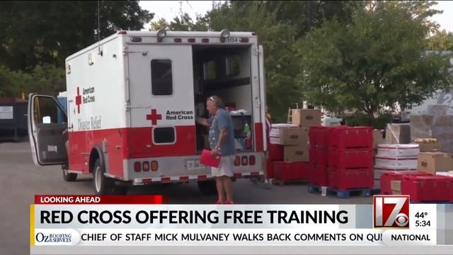 Red Cross offering free disaster relief training смотреть онлайн