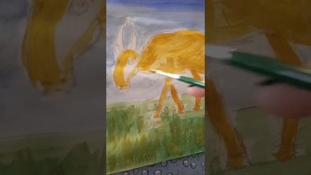 Мастер-класс "Гордость степи-Сайгак" Работа гуашью» педагог Тиминова О.С. смотреть онлайн