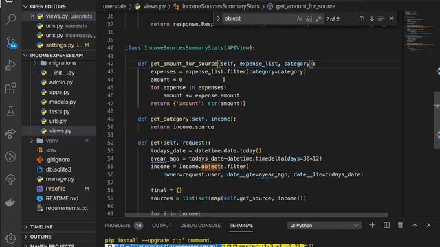 Creating Last year's income statistics endpoint. Django Rest Framework Project Tutorial [20] смотреть онлайн
