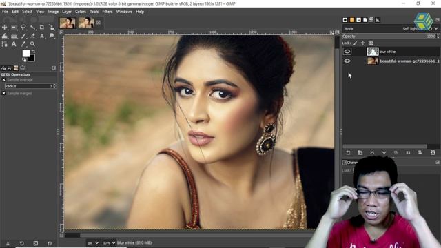 MERUBAH WARNA KULIT di GIMP смотреть онлайн